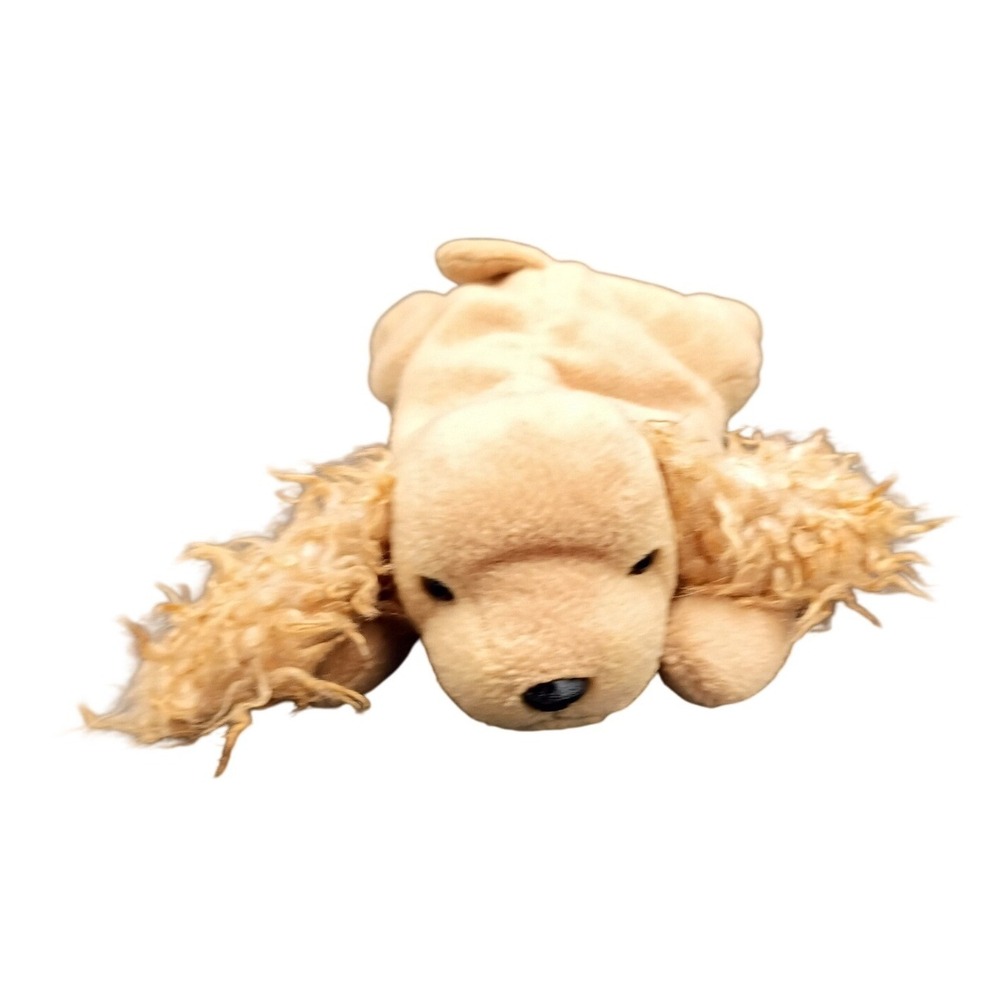 Ty Beanie Baby Spunky the Cocker Spaniel Tan Dog Plush Toy Collection No Tag